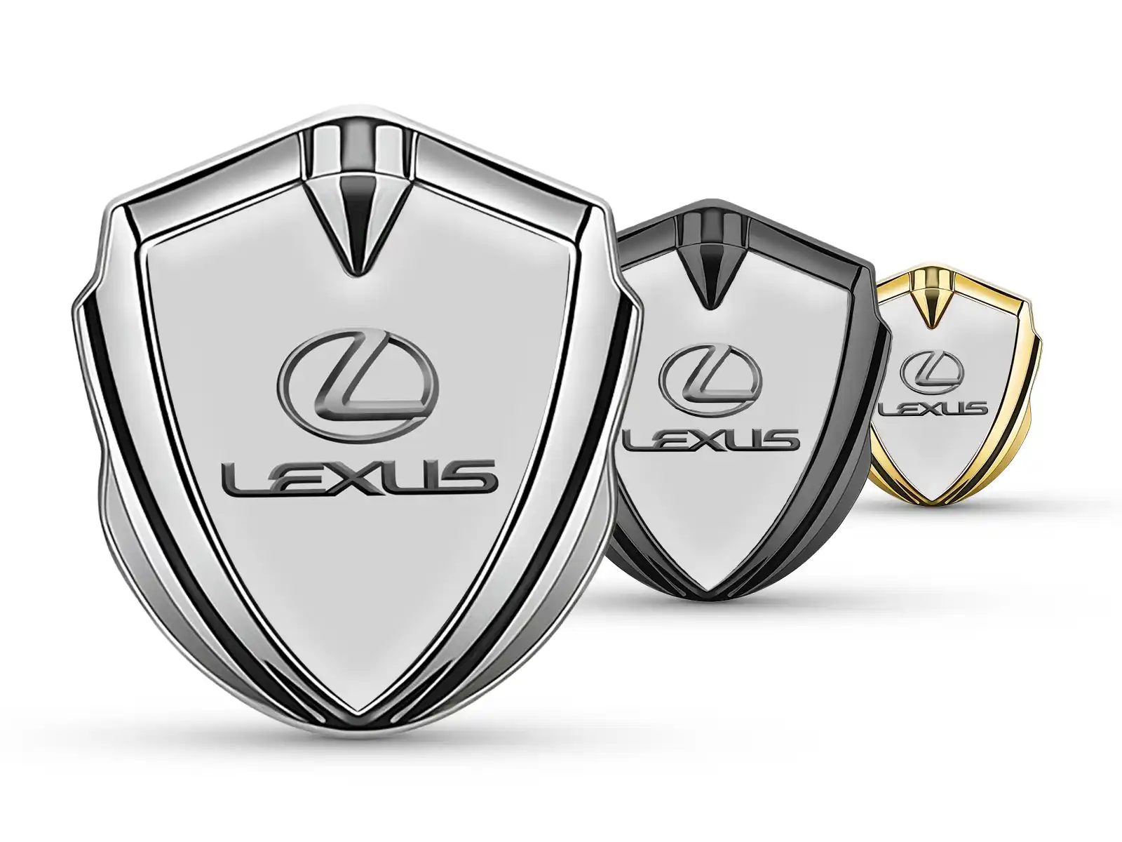 Lexus Emblème Silicone Insigne Max Design Assemblage Solide